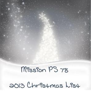 Mission PS 2013 Christmas List Photo