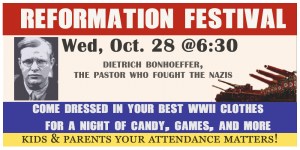 Reformation Day festival 2